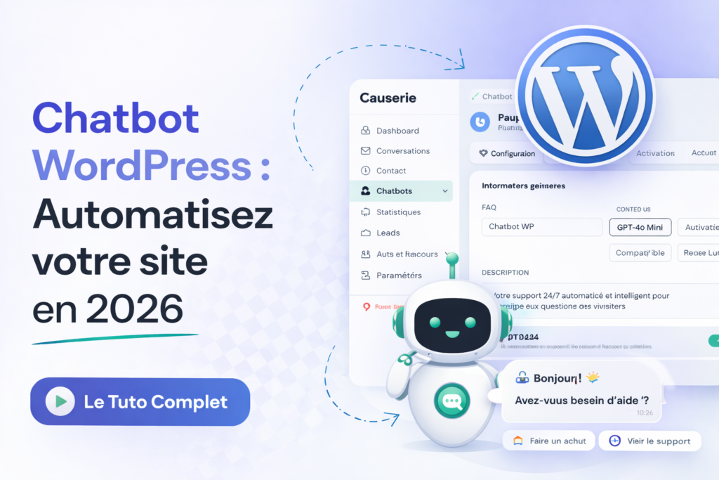 Chatbot WordPress : Guide Complet 2026